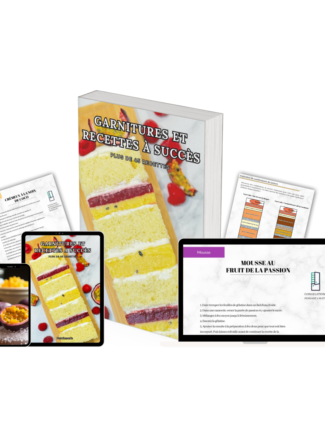ebook recettes et garnitures pour les layer cake